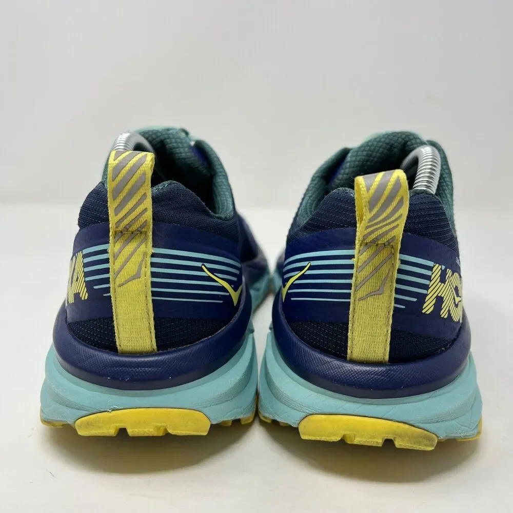 Hoka One One Challenger ATR 5 Shoes Womens 9.5 D Blue Sneakers Trail Running